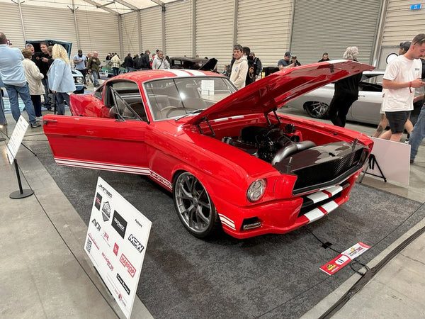 RED VEHICLE FRONT LEFT DOOR OPEN