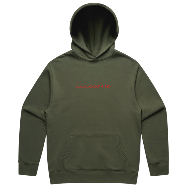 GREEN HOODIE FRONT SESSANTA