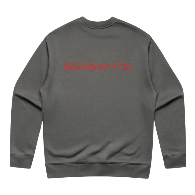 SESSANTA CREW SHADOW BLACK JUMPER