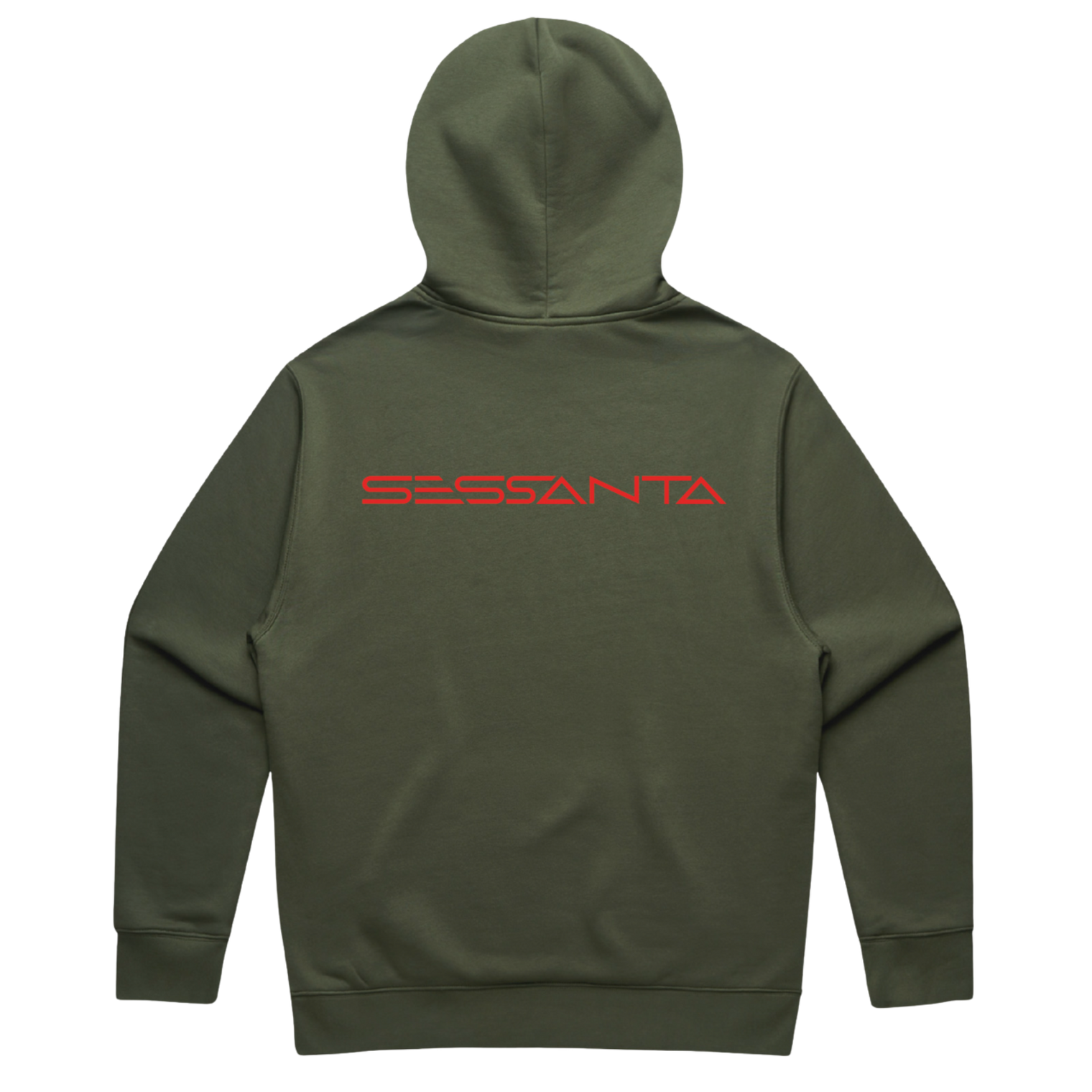 SESSANTA HOODIE CYPRESS GREEN BACK