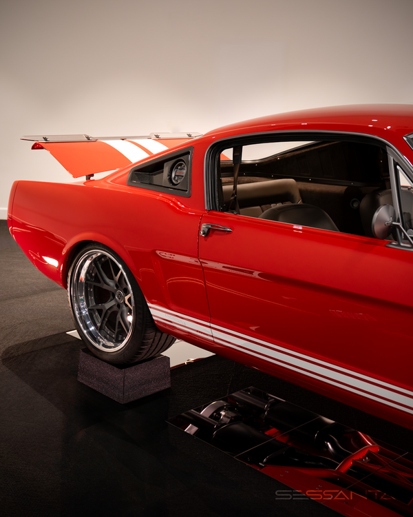 RED VEHICLE BACK LEFT