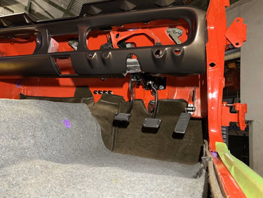 RED VEHICLE INTERIOR PEDALS