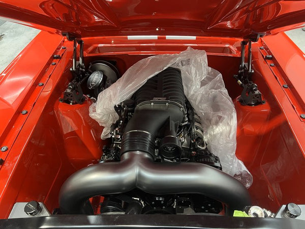 RED VEHICLE ENGINE