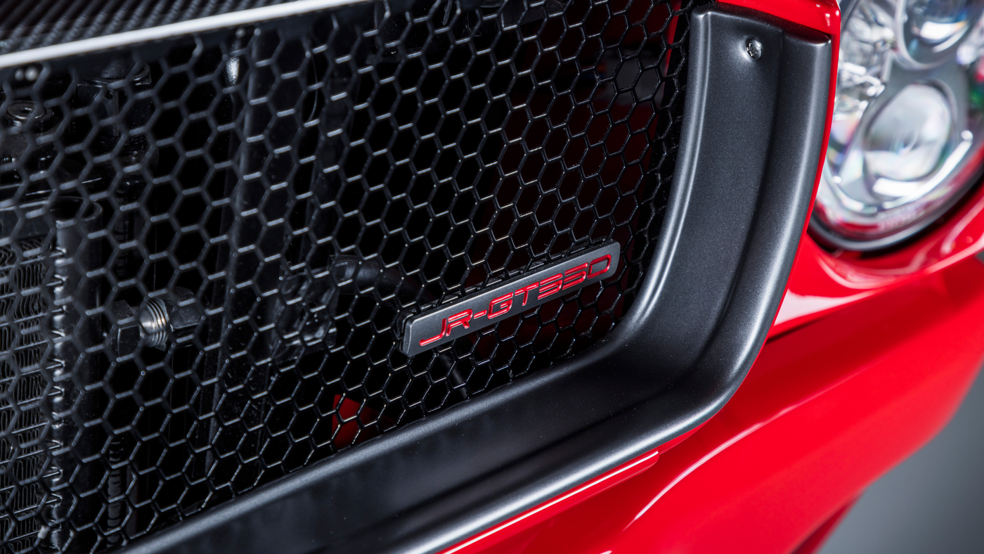 RED VEHCILE FRONT GRILL HEADLIGHT