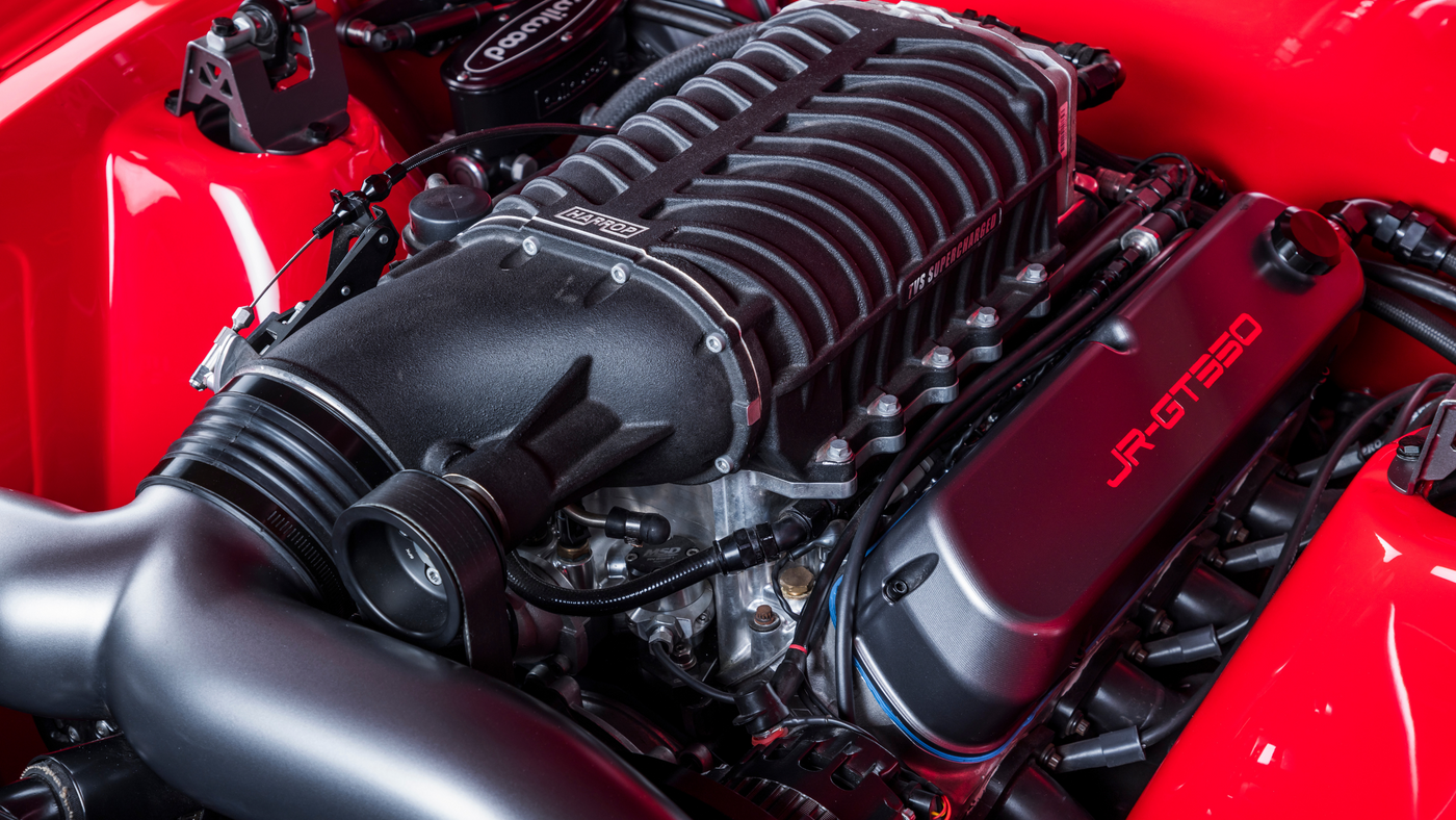 ENGINE BLOCK RED VEHICLE