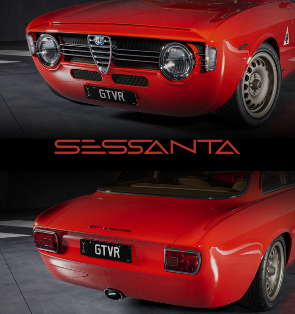 RED VEHICLE FRONT AND REAR