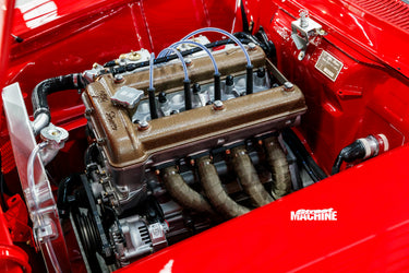 RED VEHICLE ENGINE